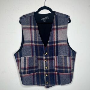 Wool Habitat Plaid Vest